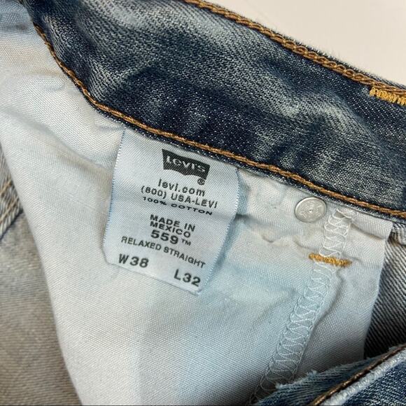 Levi’s 559 Custom Distressed Cut Off Shorts Sz XL - Picture 9 of 10